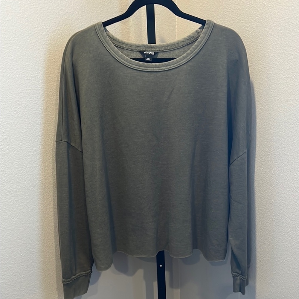Buffalo David Bitton Olive Long Sleeve Top